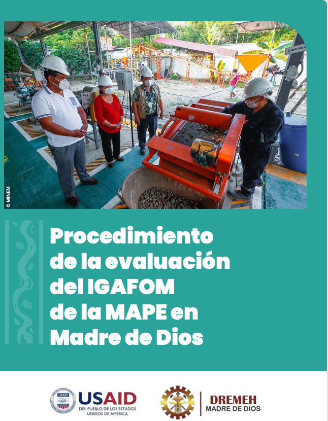 Procedimiento de la evaluación del IGAFOM de la MAPE en Madre de Dios