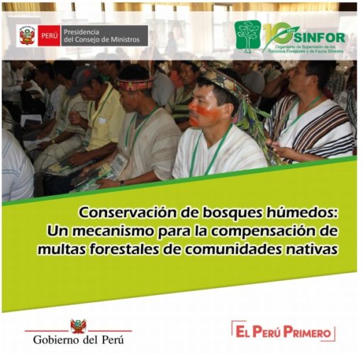 Conservación de bosques húmedos: Un mecanismo para la compensación de multas forestales de comunidades nativas