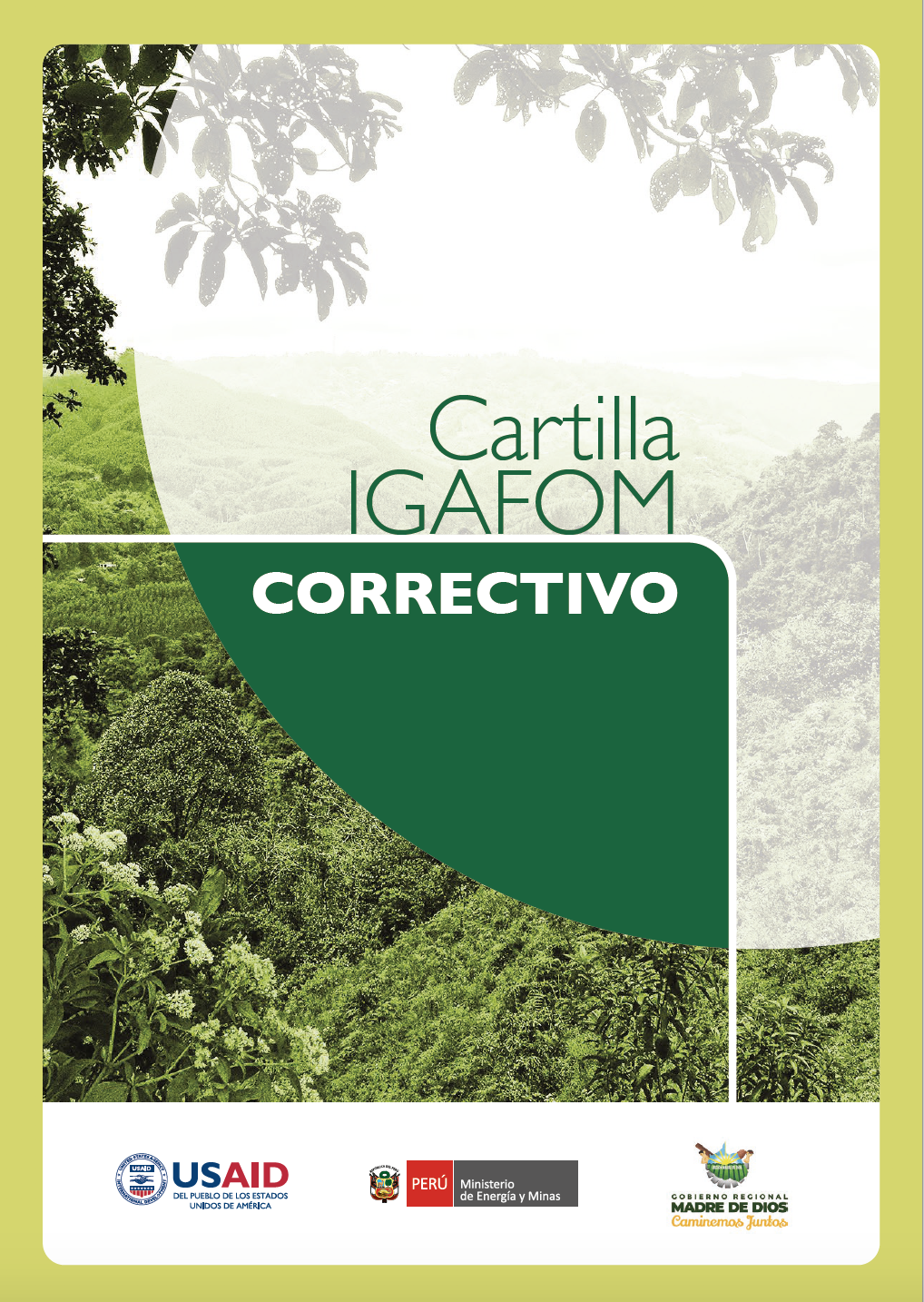 Cartilla del Instrumento de Gestión Ambiental para la Formalización de Actividades de Pequeña Minería y Minería Artesanal (IGAFOM) Correctivo