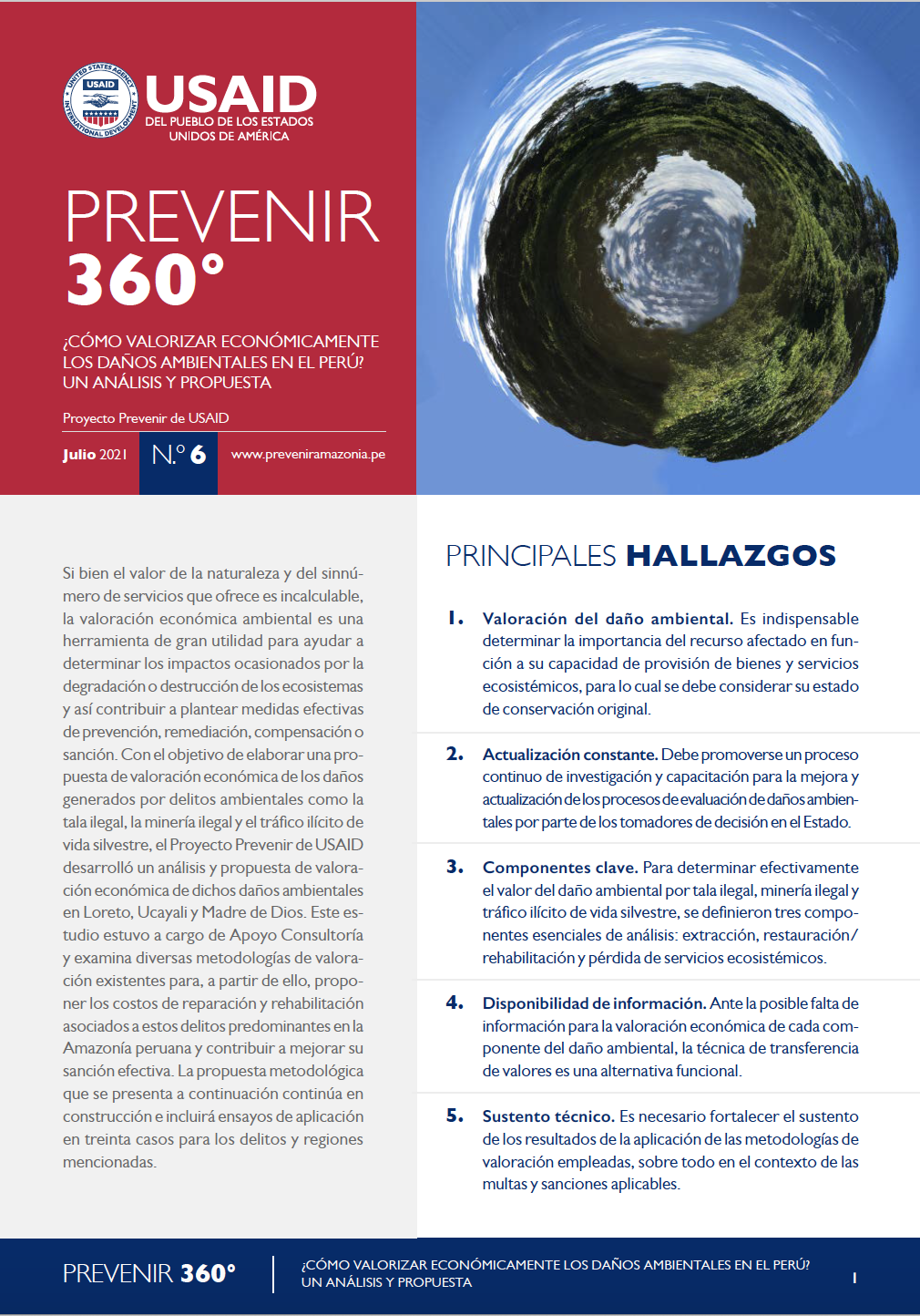 Prevenir 360: ¿Cómo valorizar económicamente los daños ambientales en el Perú?