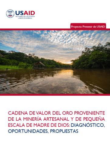 Cadena de valor del oro proveniente de la minería artesanal y de pequeña escala de Madre de Dios: Diagnóstico, oportunidades, propuestas
