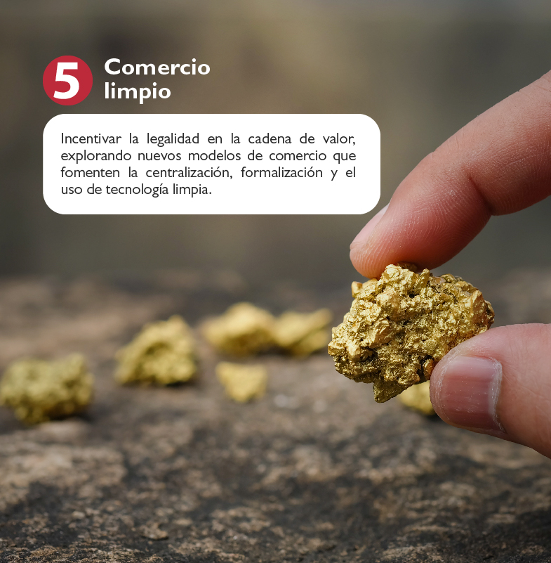 fortalecer la cadena de valor del oro proveniente de la minería artesanal y la pequeña escala de Madre de Dios bajo un enfoque de sostenibilidad? 